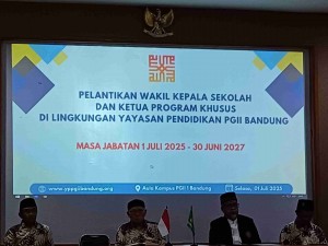 Pelantikan Wakil Kepala Sekolah di Lingkungan YP PGII Bandung Masa Bakti 2025-2027