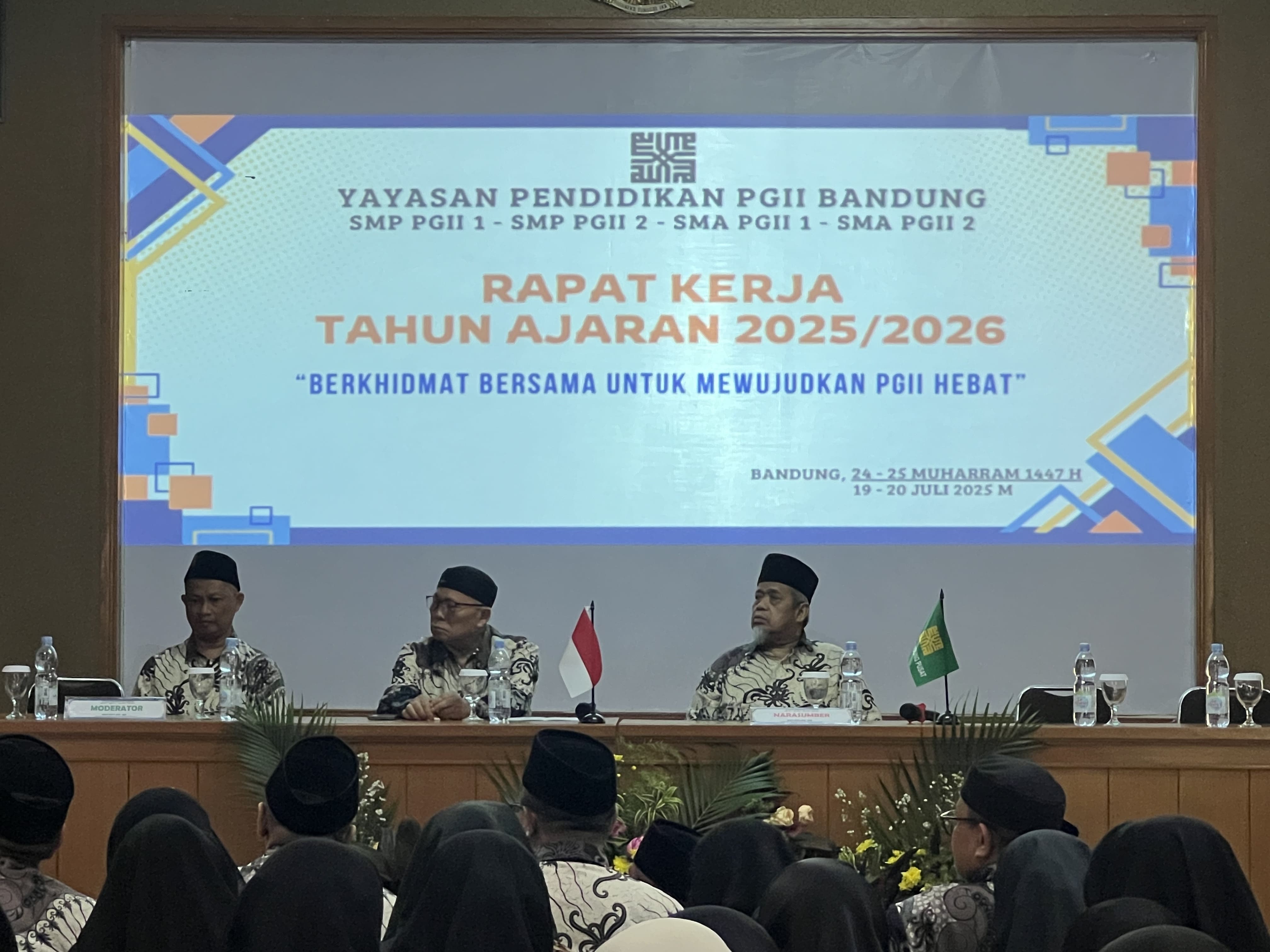 Rapat Kerja YP PGII Bandung Tahun Ajaran 2025-2026