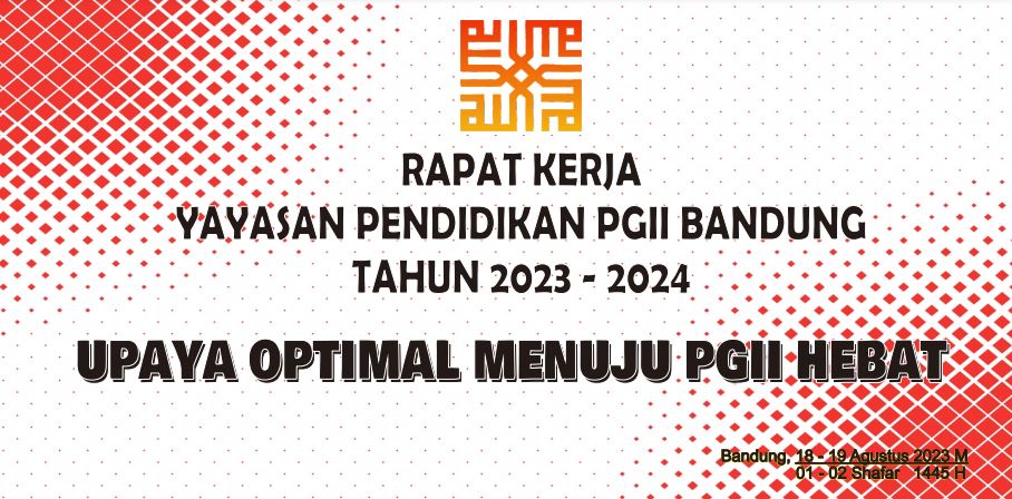 Rapat Kerja YP PGII Bandung Tahun 2023/2024